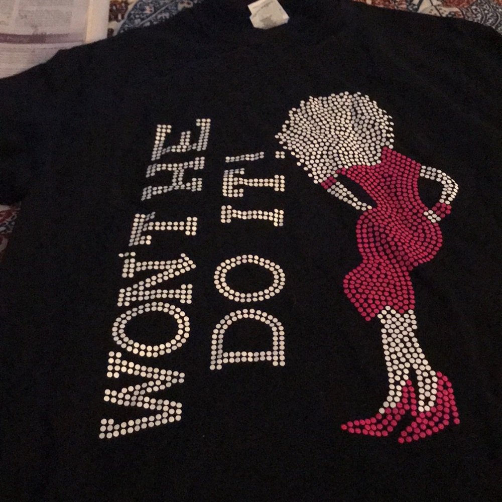 Black inspirational tshirt